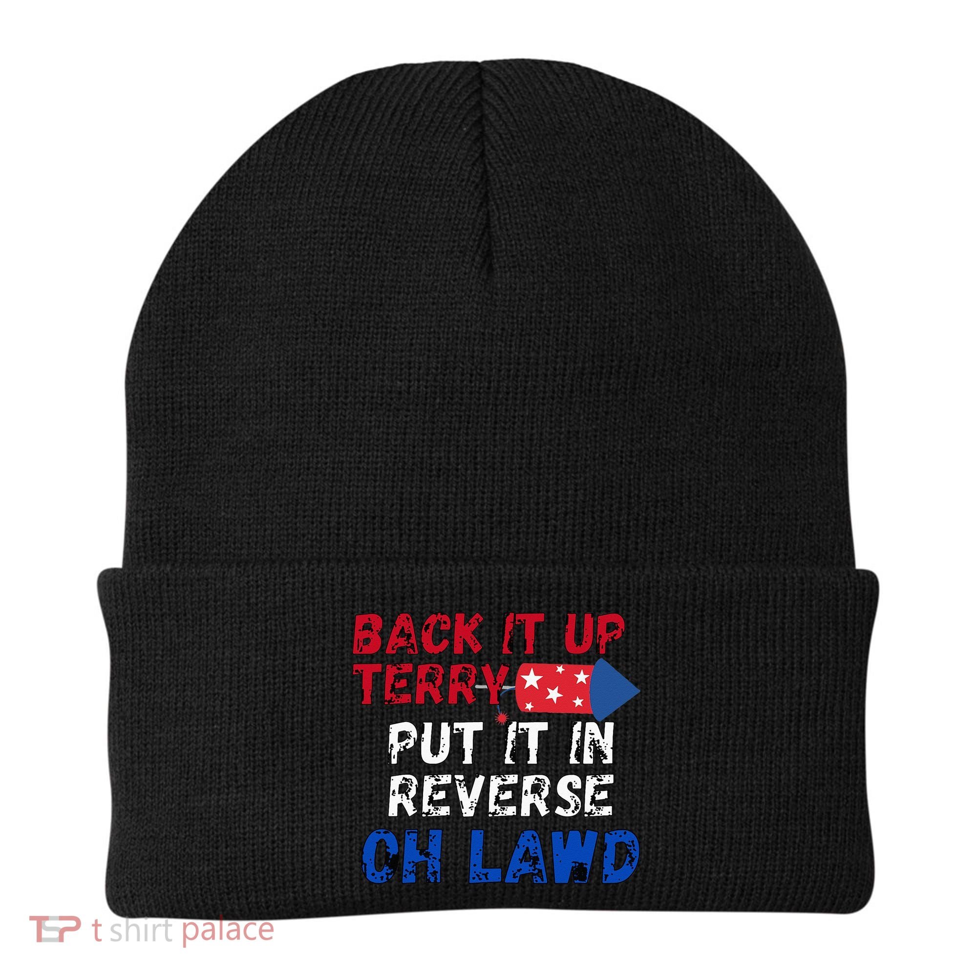 Back Up Terry 4th of July Beanie