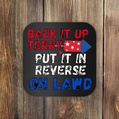 Back Up Terry 4th of July Coaster