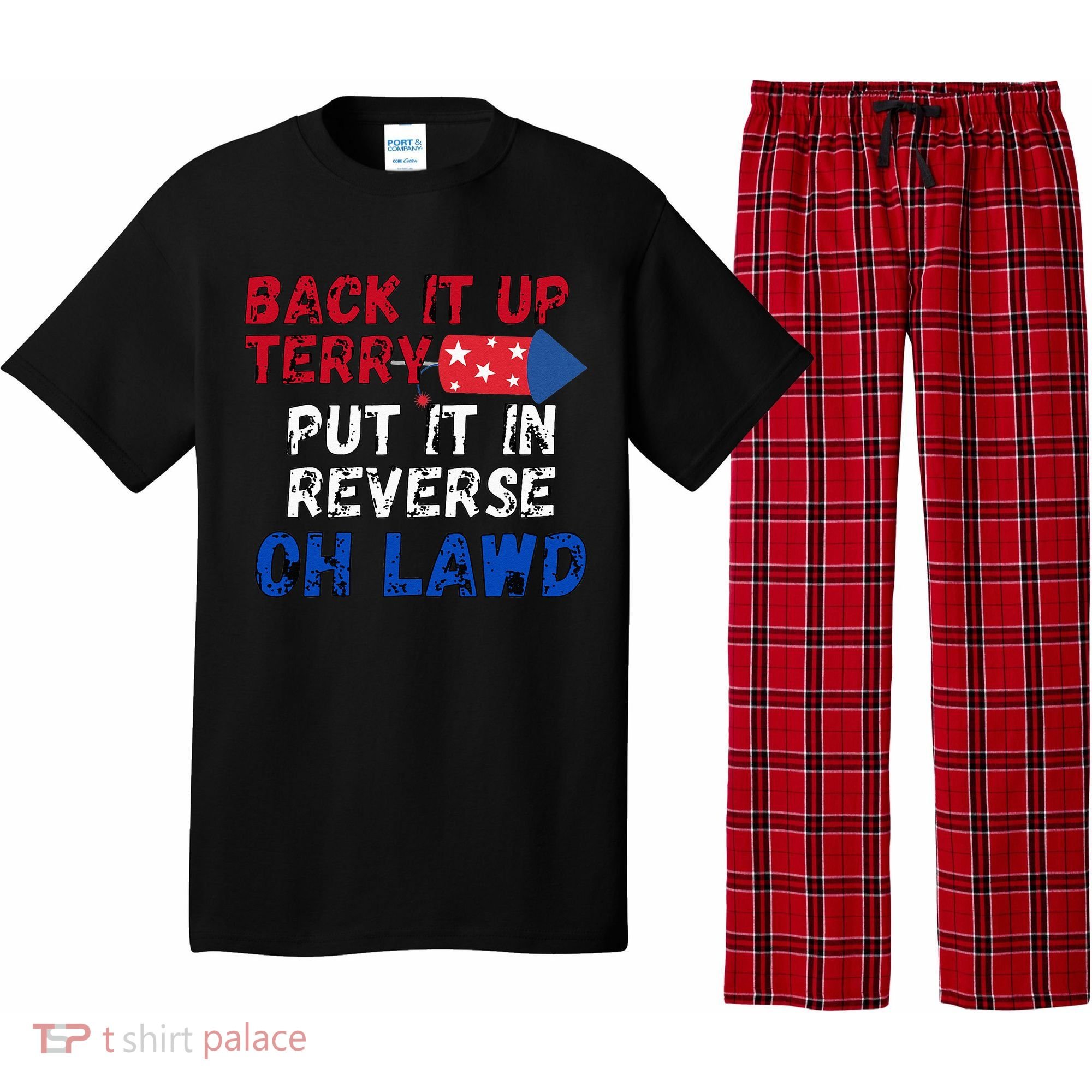 Back Up Terry 4th of July Pajama Set