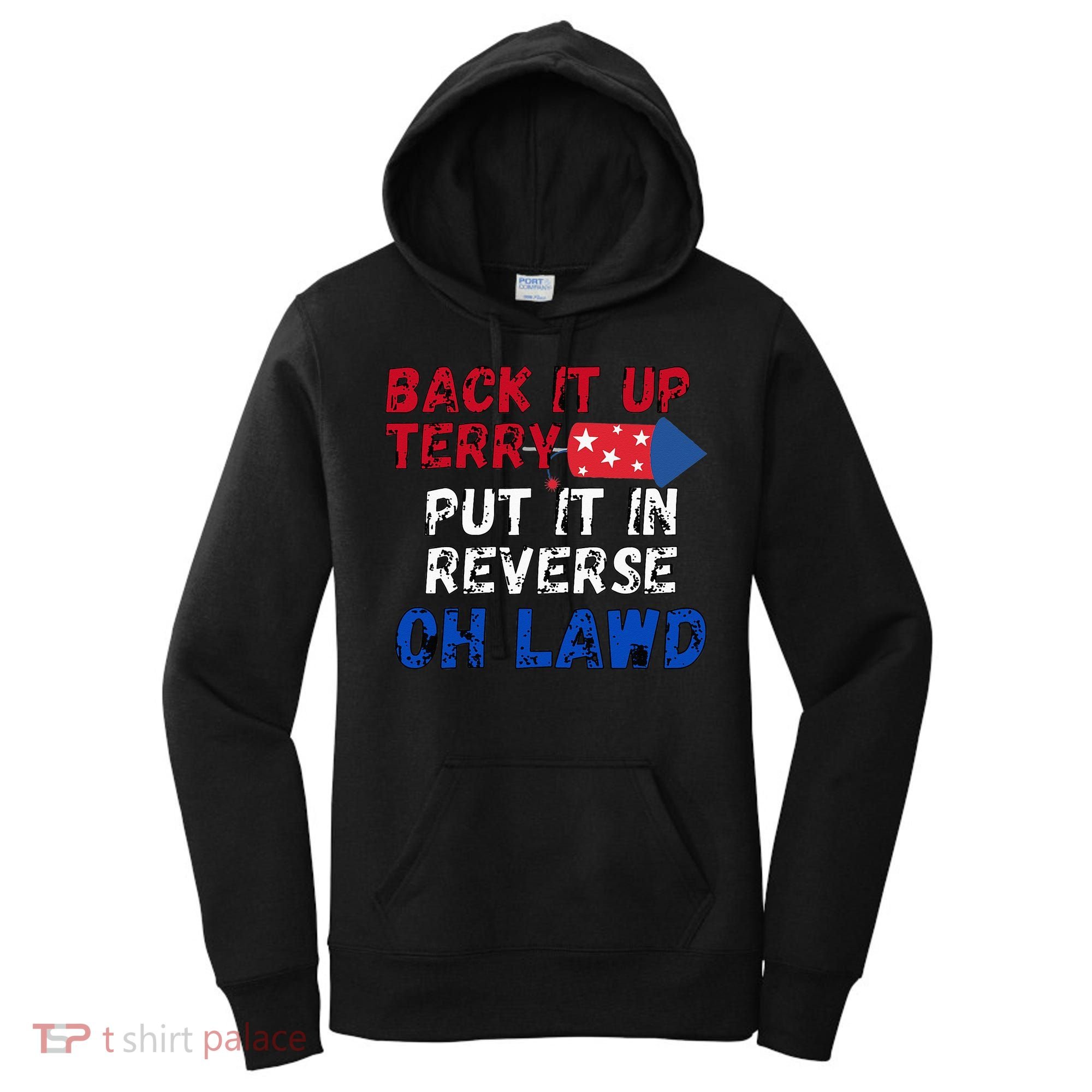 Back Up Terry 4th of July Women's Hoodie