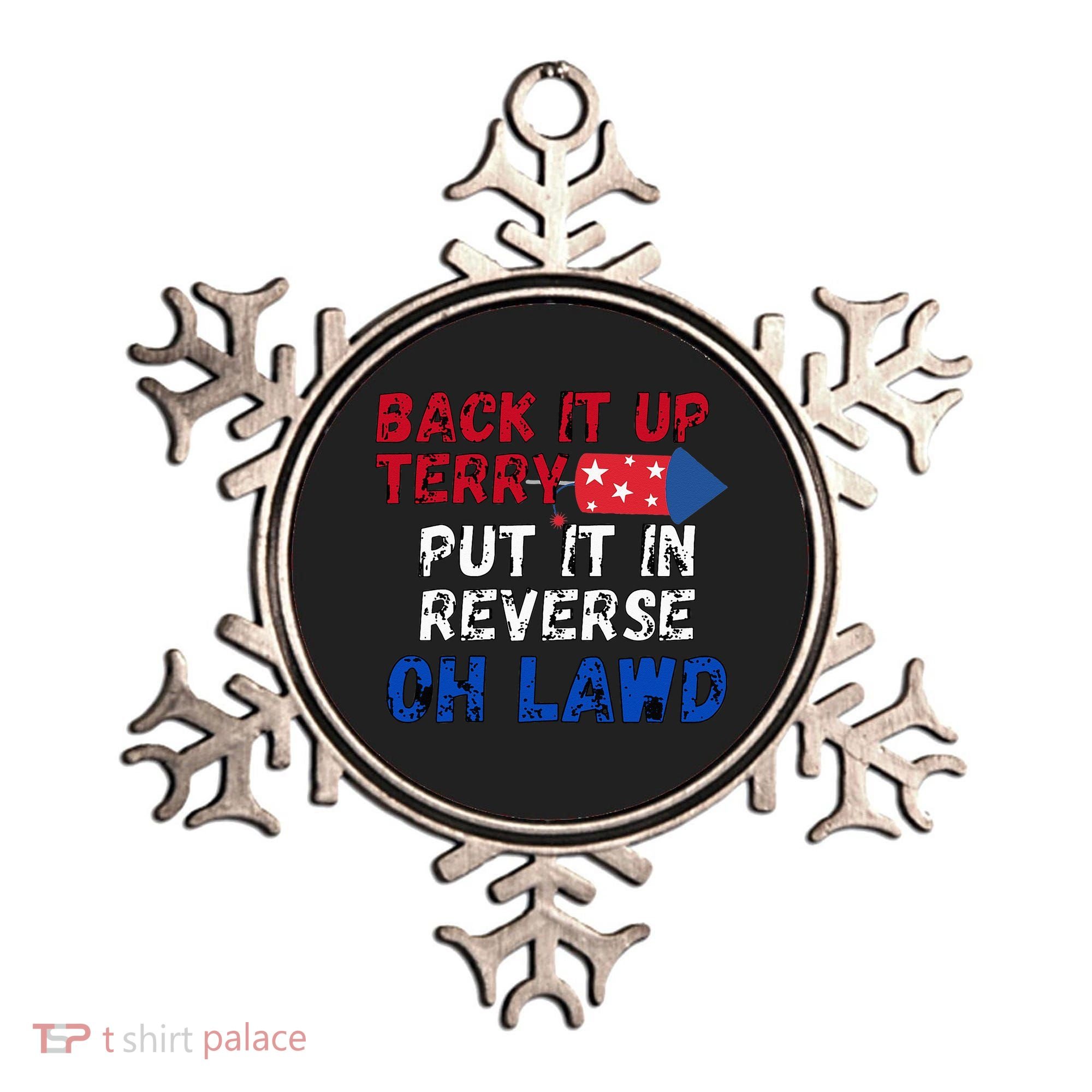 Back Up Terry 4th of July Ornament