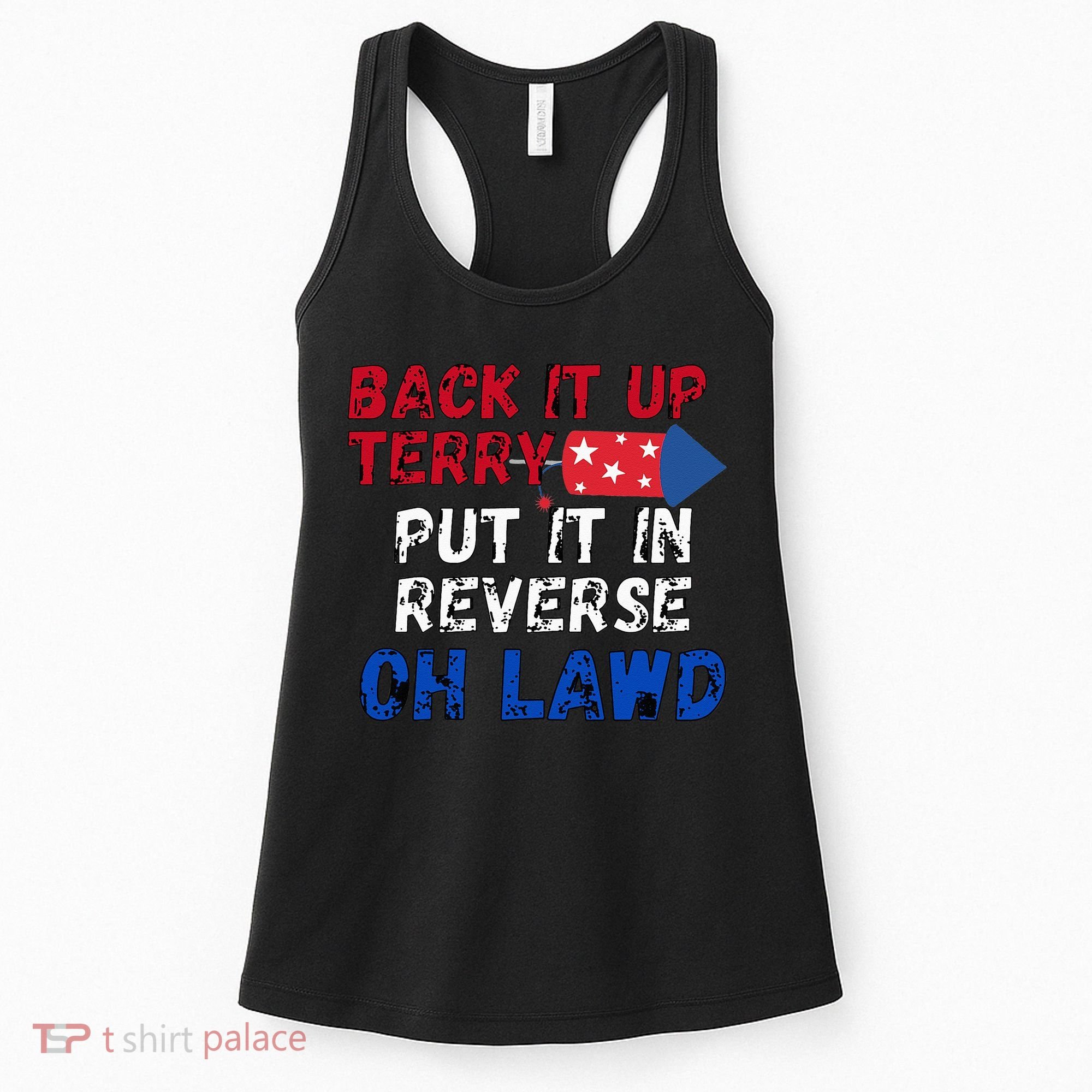 Back Up Terry 4th of July Women's Tank Top