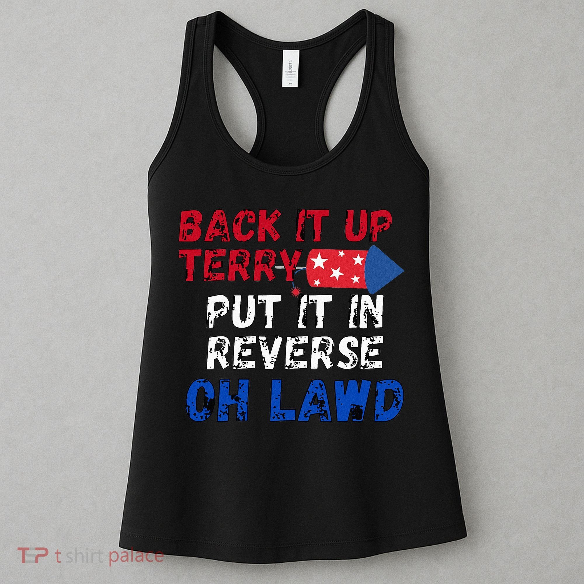 Back Up Terry 4th of July Women's Tank Top