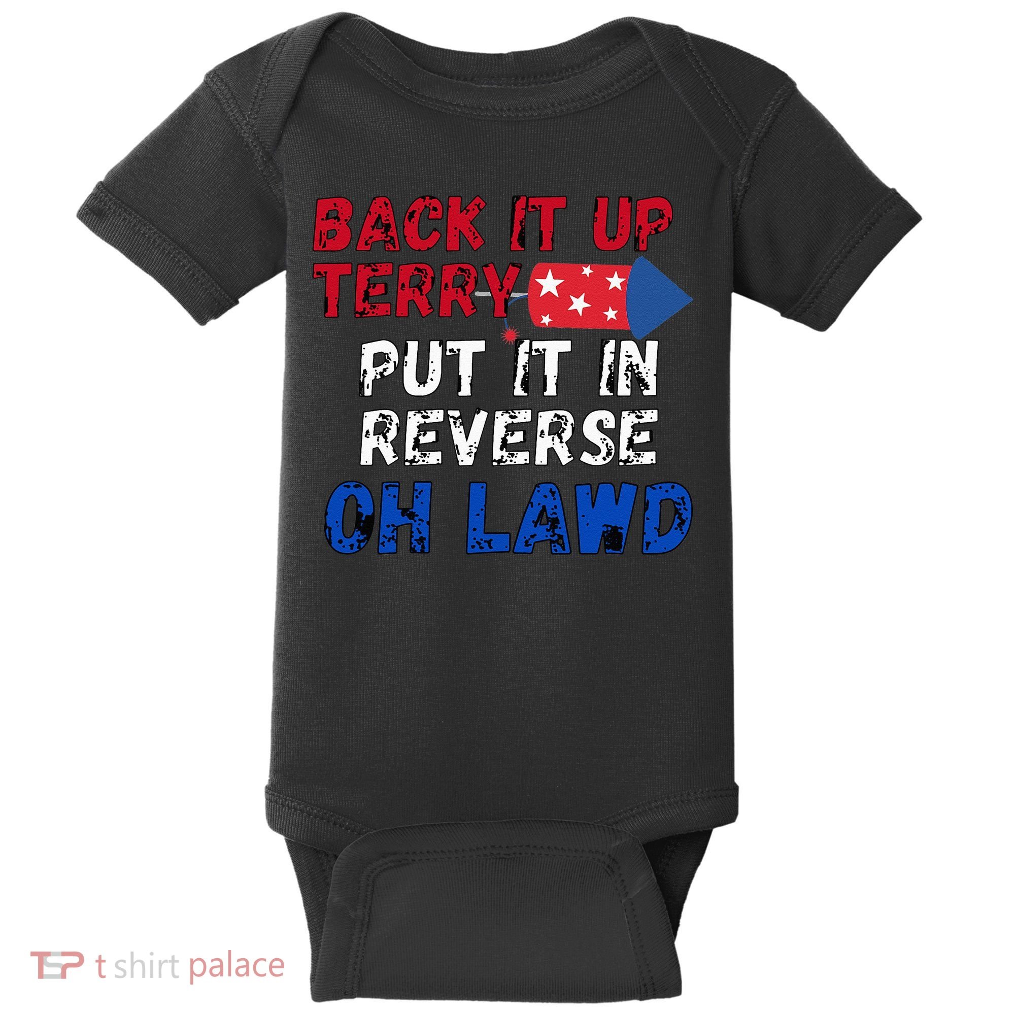 Back Up Terry 4th of July Baby Bodysuit