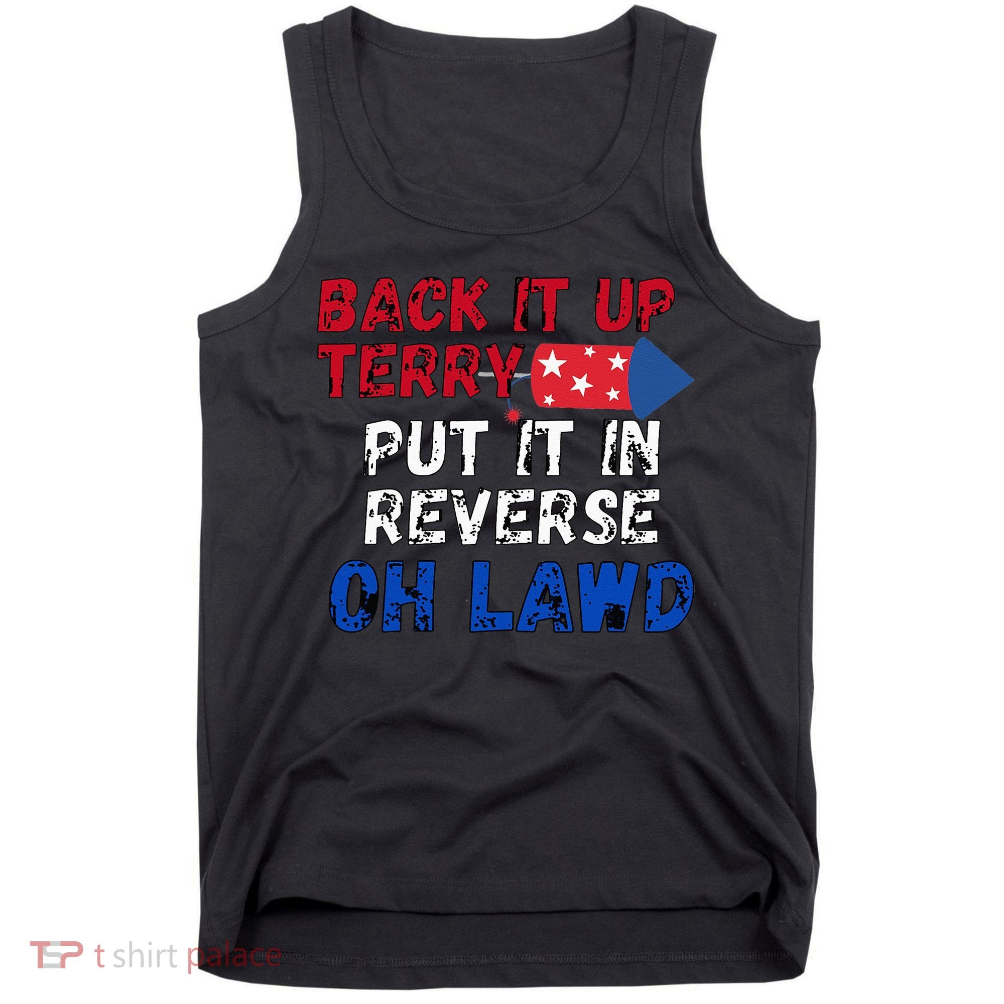 Back Up Terry 4th of July Tank Top