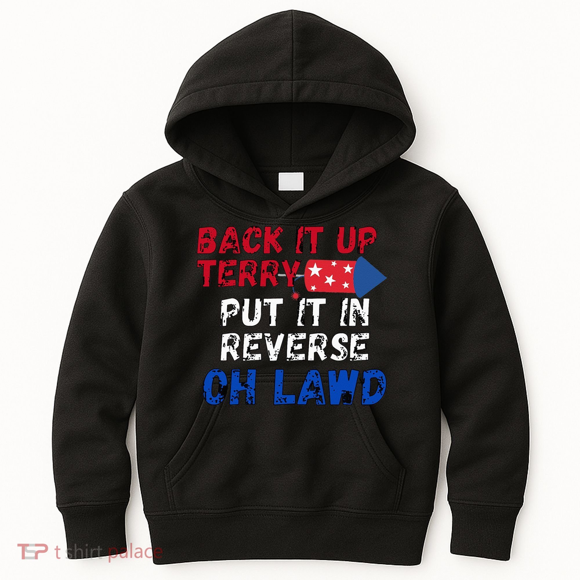 Back Up Terry 4th of July Kids Hoodie