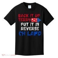 Back Up Terry 4th of July Kids T-Shirt thumb 0