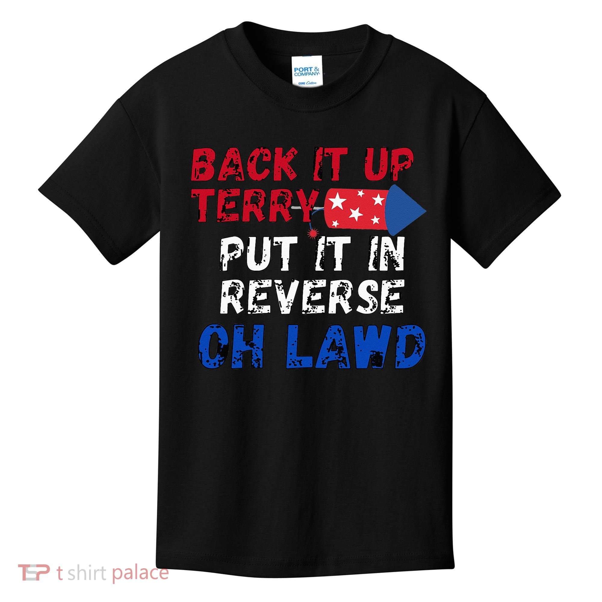 Back Up Terry 4th of July Kids T-Shirt
