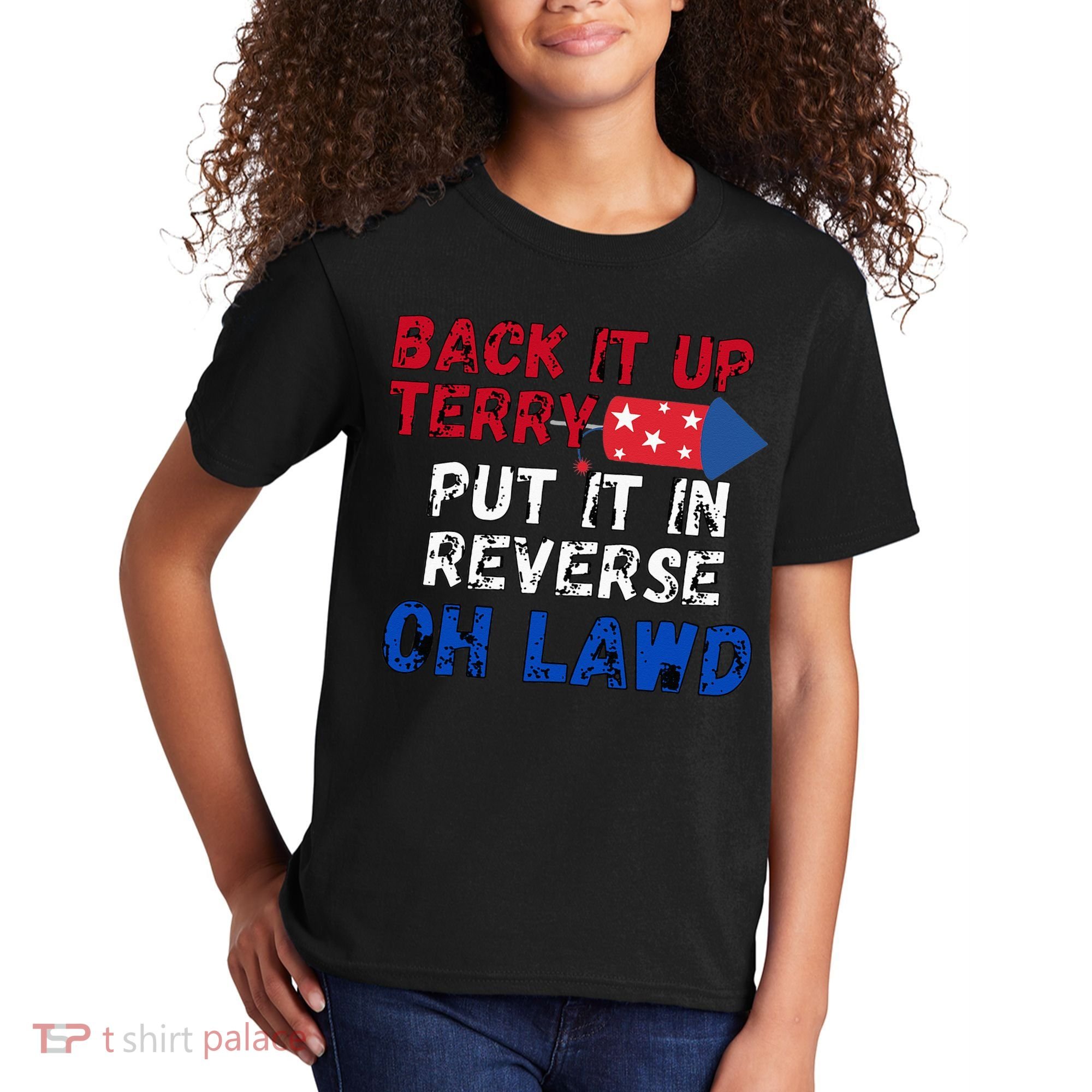 Back Up Terry 4th of July Kids T-Shirt