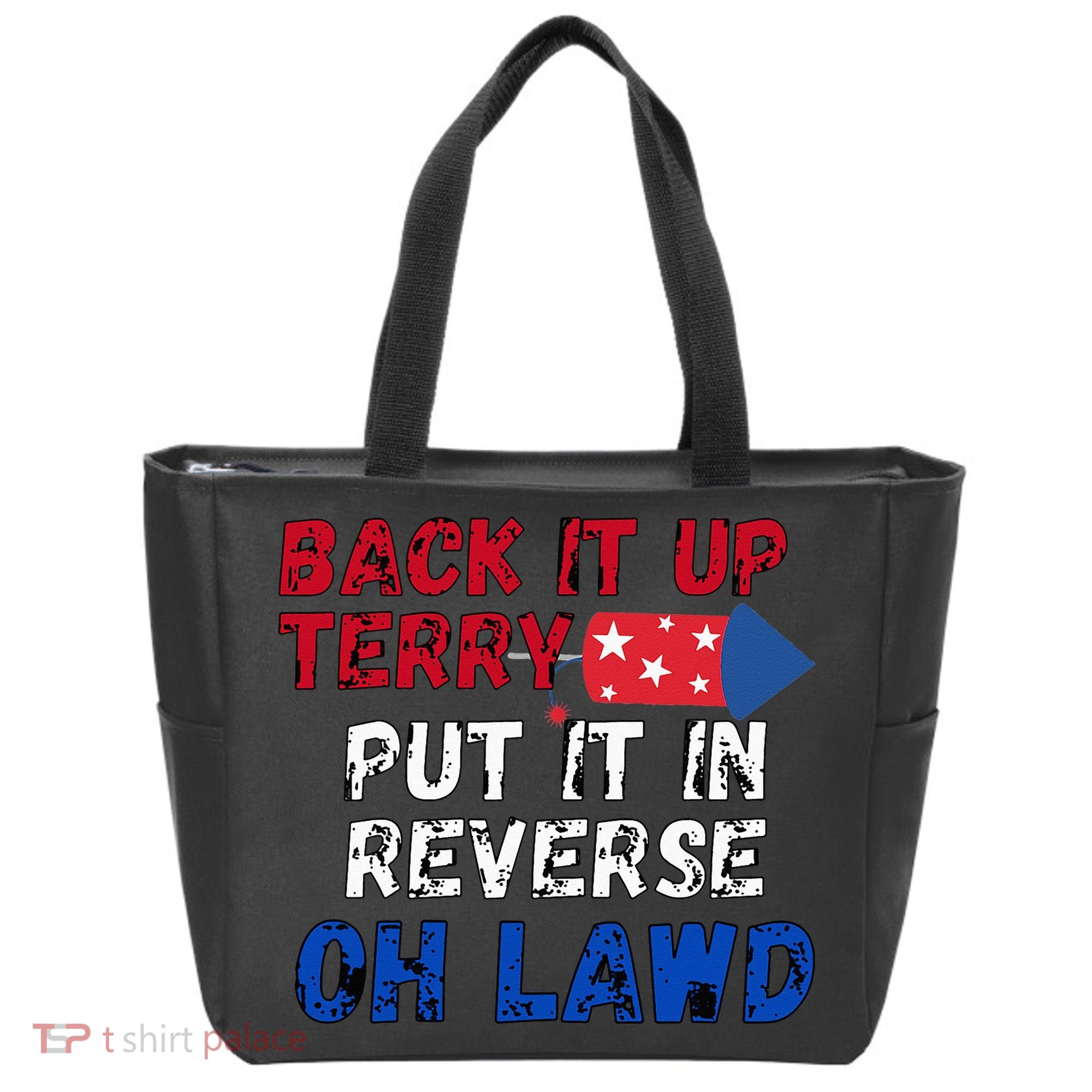 Back Up Terry 4th of July Tote Bag