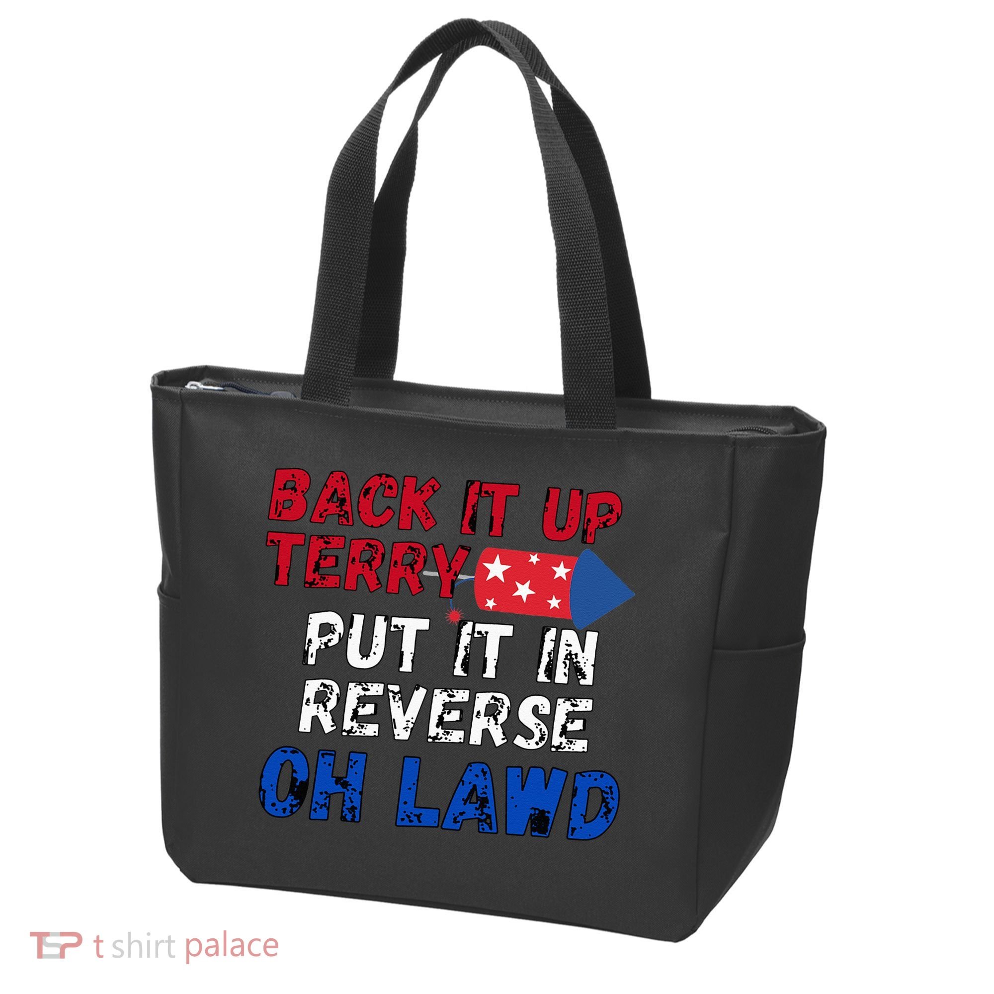 Back Up Terry 4th of July Tote Bag