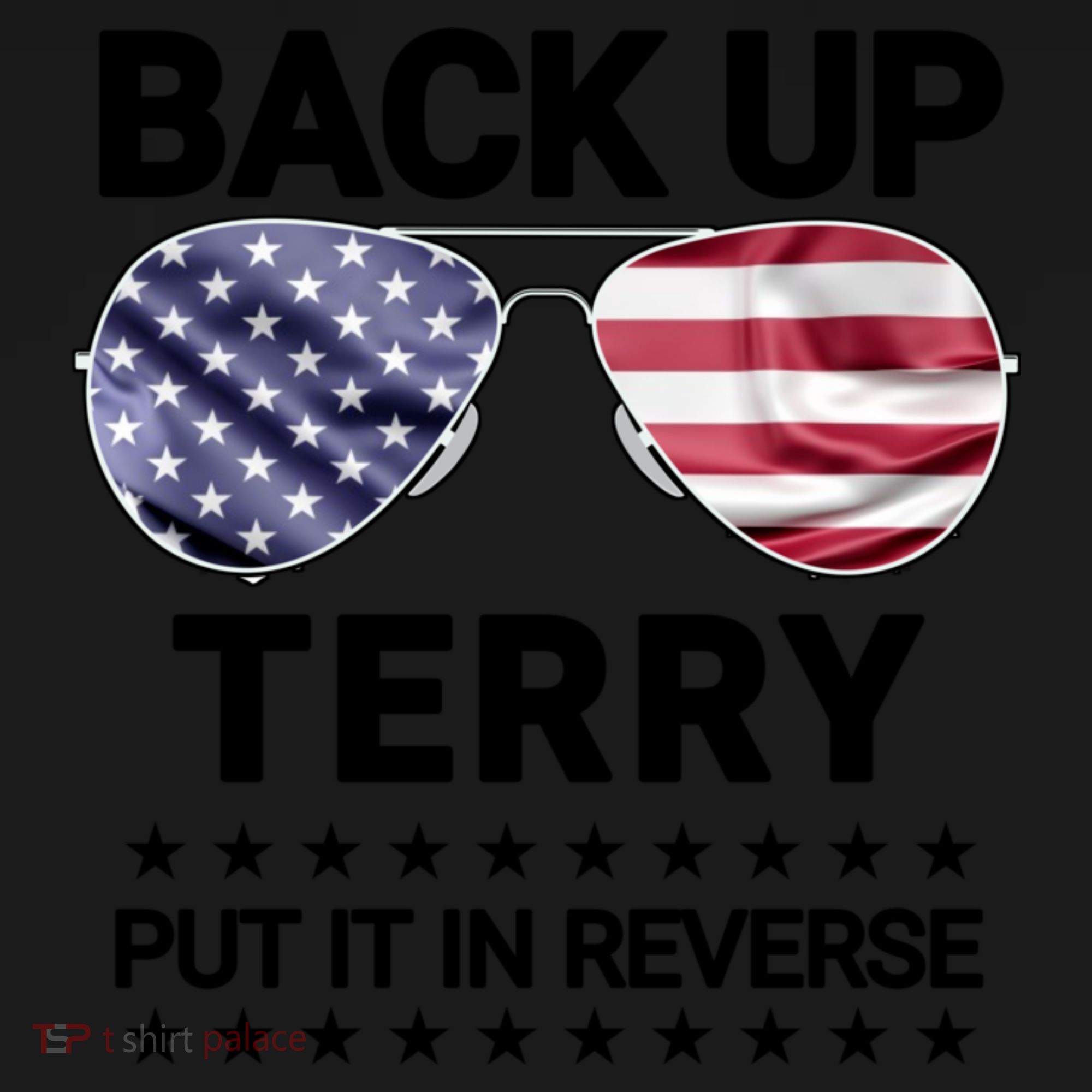 Back Up Terry Put It In Reverse Funny 4th Of July Coaster