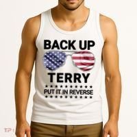 Back Up Terry Put It In Reverse Funny 4th Of July Tank Top thumb 3