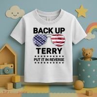 Back Up Terry Put It In Reverse Funny 4th Of July Toddler T-Shirt thumb 3