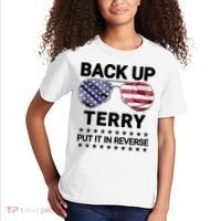 Back Up Terry Put It In Reverse Funny 4th Of July Kids T-Shirt thumb 2