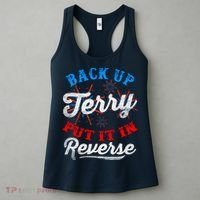 Back Up Terry Put It In Reverse Firework Funny 4th Of July Women's Tank Top thumb 3