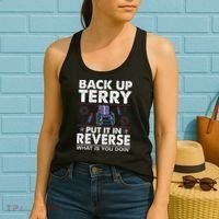 Back Up Terry Put It In Reverse Firework Funny 4th Of July Women's Tank Top thumb 2