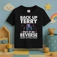 Back Up Terry Put It In Reverse Firework Funny 4th Of July Toddler T-Shirt thumb 3