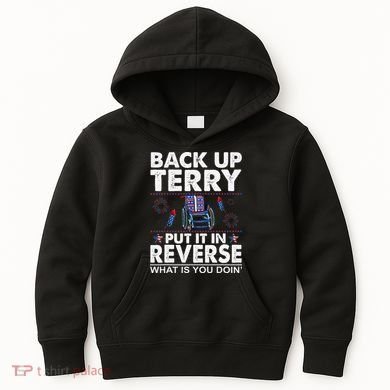 Back Up Terry Put It In Reverse Firework Funny 4th Of July Kids Hoodie