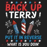 Back Up Terry Put It In Reverse July 4th Of July Fireworks Women's Sweatshirt thumb 2