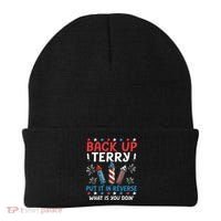 Back Up Terry Put It In Reverse July 4th Of July Fireworks Beanie thumb 0