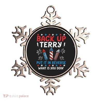 Back Up Terry Put It In Reverse July 4th Of July Fireworks Ornament