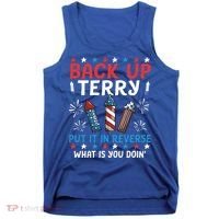 Back Up Terry Put It In Reverse July 4th Of July Fireworks Tank Top thumb 0