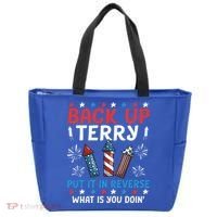 Back Up Terry Put It In Reverse July 4th Of July Fireworks Tote Bag thumb 0