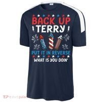 Back Up Terry Put It In Reverse July 4th Of July Fireworks Sport-Tek Competitor United Soccer Jersey thumb 2
