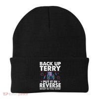 Back Up Terry Put It In Reverse Firework Funny 4th Of July Beanie thumb 0