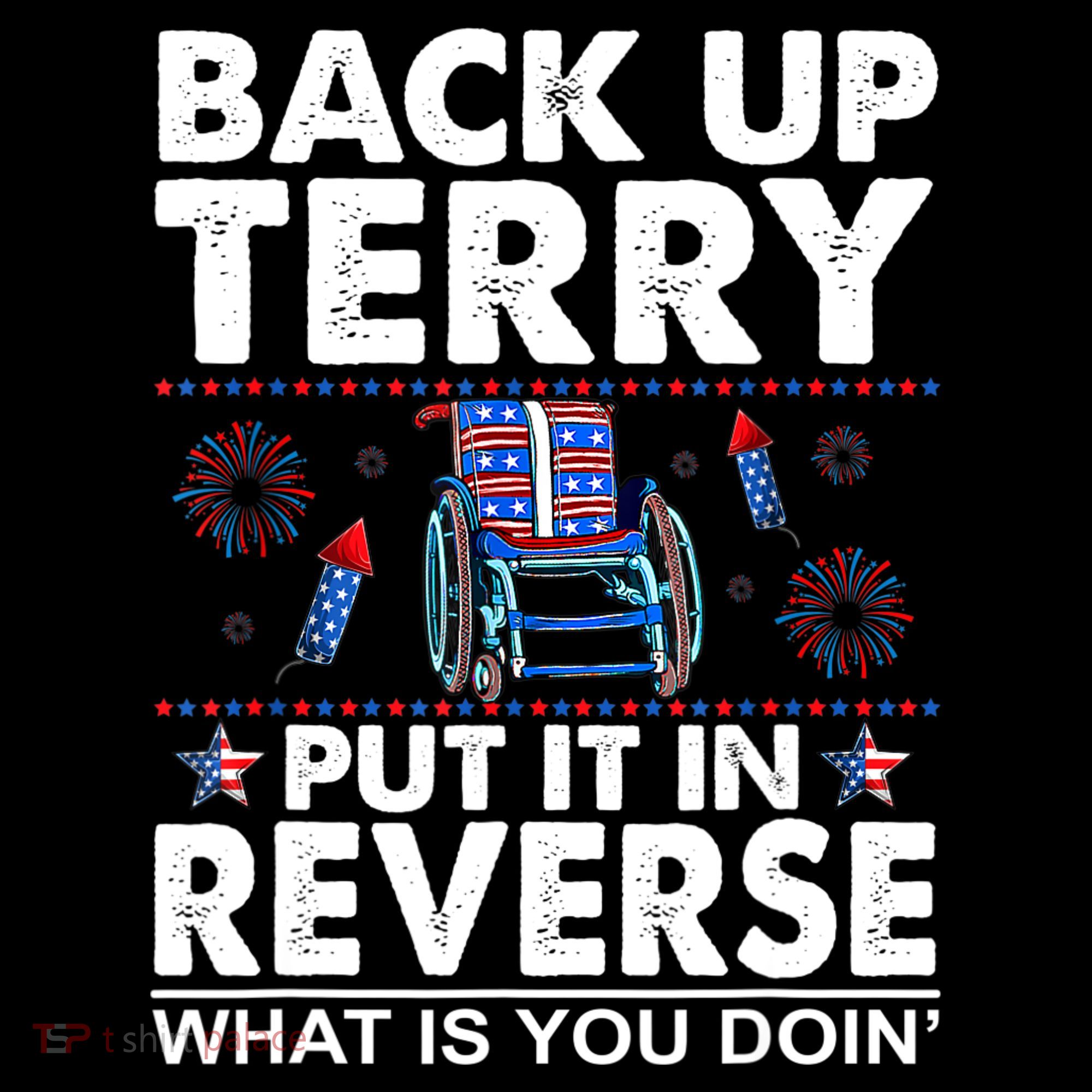Back Up Terry Put It In Reverse Firework Funny 4th Of July Women's Hoodie