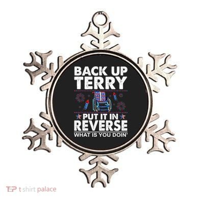 Back Up Terry Put It In Reverse Firework Funny 4th Of July Ornament