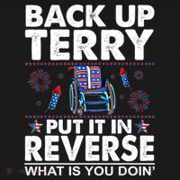 Back Up Terry Put It In Reverse Firework Funny 4th Of July Ornament thumb 1