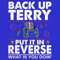 Back Up Terry Put It In Reverse Firework Funny 4th Of July Mousepad thumb 1