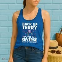 Back Up Terry Put It In Reverse Firework Funny 4th Of July Women's Tank Top thumb 2
