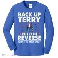 Back Up Terry Put It In Reverse Firework Funny 4th Of July Kids Long Sleeve Shirt thumb 0