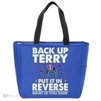 Back Up Terry Put It In Reverse Firework Funny 4th Of July Tote Bag thumb 0