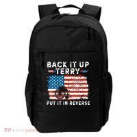 Back Up Terry Put It In Reverse 4th July Us Flag Fireworks Backpack thumb 0