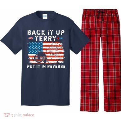 Back Up Terry Put It In Reverse 4th July Us Flag Fireworks Pajama Set