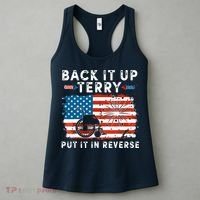 Back Up Terry Put It In Reverse 4th July Us Flag Fireworks Women's Tank Top thumb 3