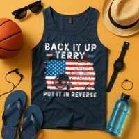 Back Up Terry Put It In Reverse 4th July Us Flag Fireworks Tank Top thumb 4