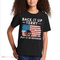 Back Up Terry Put It In Reverse 4th July Us Flag Fireworks Kids T-Shirt thumb 2