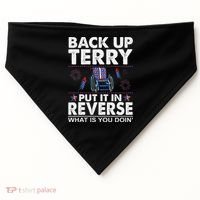 Back Up Terry Put It In Reverse Firework Funny 4th Of July USA-Made Doggie Bandana thumb 0