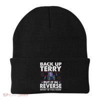 Back Up Terry Put It In Reverse Firework Funny 4th Of July Beanie thumb 0