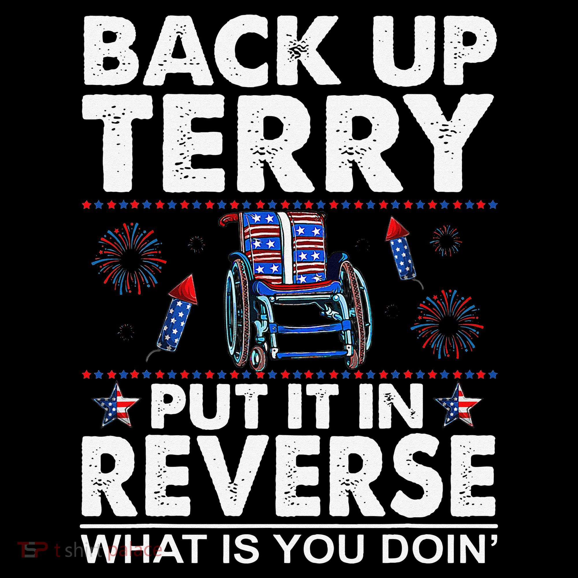 Back Up Terry Put It In Reverse Firework Funny 4th Of July Women's Hoodie