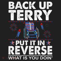 Back Up Terry Put It In Reverse Firework Funny 4th Of July Hat thumb 2