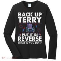 Back Up Terry Put It In Reverse Firework Funny 4th Of July Women's Long Sleeve Shirt thumb 0