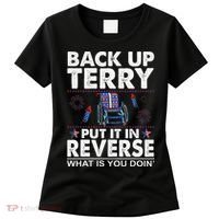 Back Up Terry Put It In Reverse Firework Funny 4th Of July Women's T-Shirt thumb 0