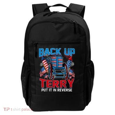 Back Up Terry Put It In Reverse Funny 4th Of July Fireworks Backpack