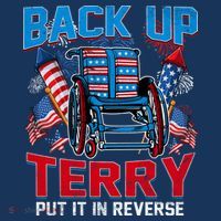 Back Up Terry Put It In Reverse Funny 4th Of July Fireworks Long Sleeve Shirt thumb 2